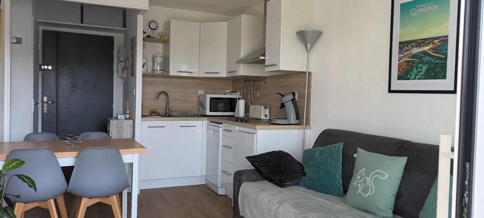 Appartement Cocon A Quiberon Dans Residence Calme, Plages Et Centre Ville A Pied Ou A Velo Pour 2 A 4 Personnes מראה חיצוני תמונה